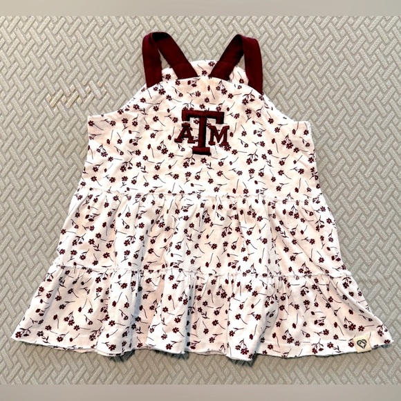 Colosseum Other - Colosseum Texas A&M Soft Tiered Baby Girl Collegiate Dress- size 12-18 months
